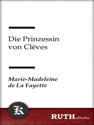 cover image of Die Prinzessin von Clèves
